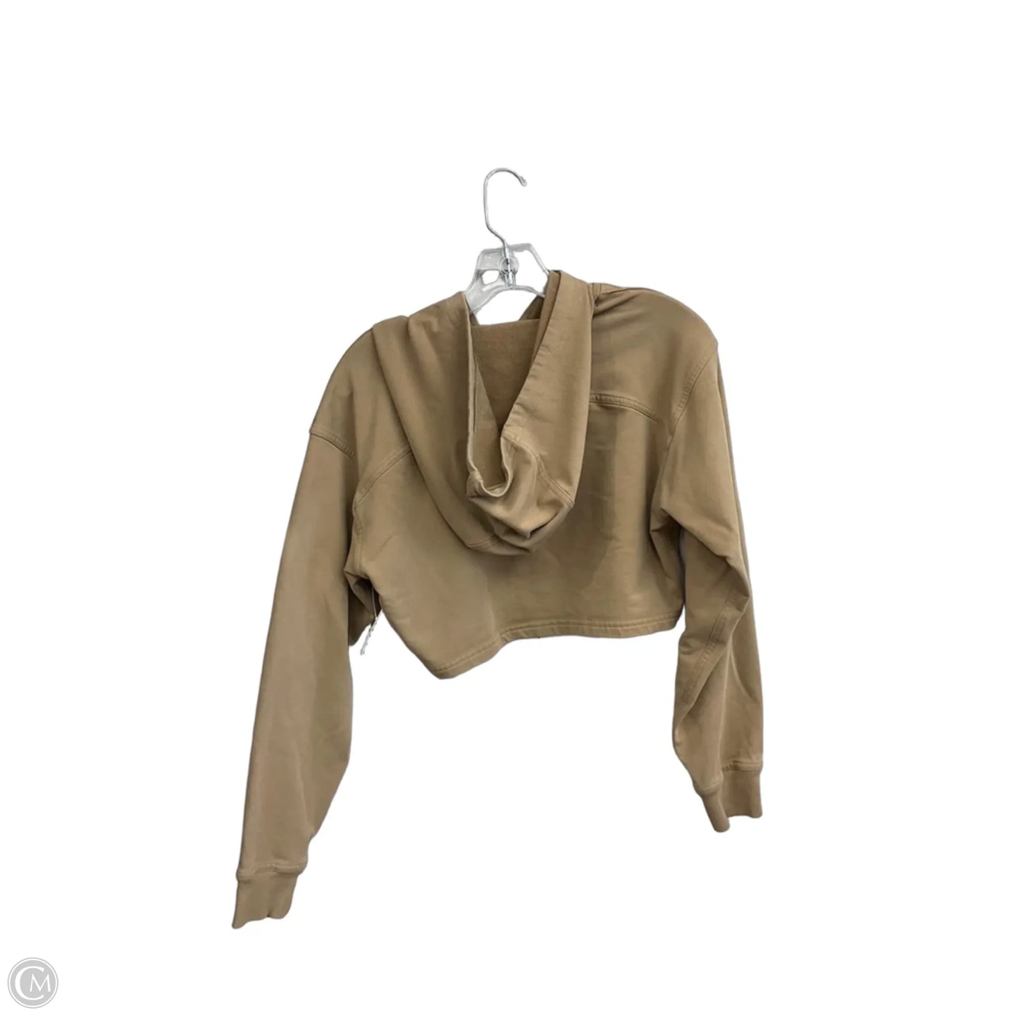Athletic Sweatshirt Hoodie By Lululemon In Brown, Size: 6