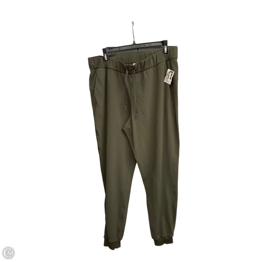 Athletic Pants By Lululemon In Green, Size: 10
