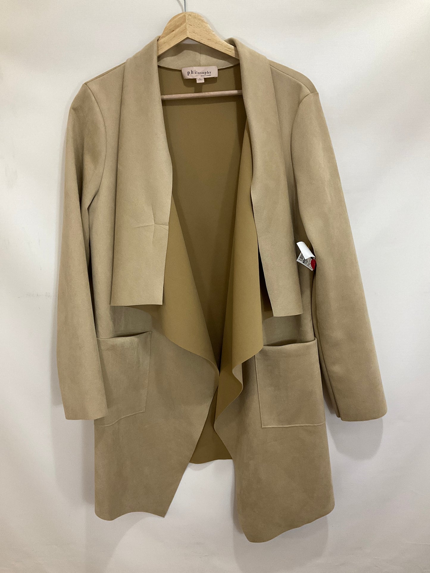 Blazer By Philosophy In Cream, Size: L