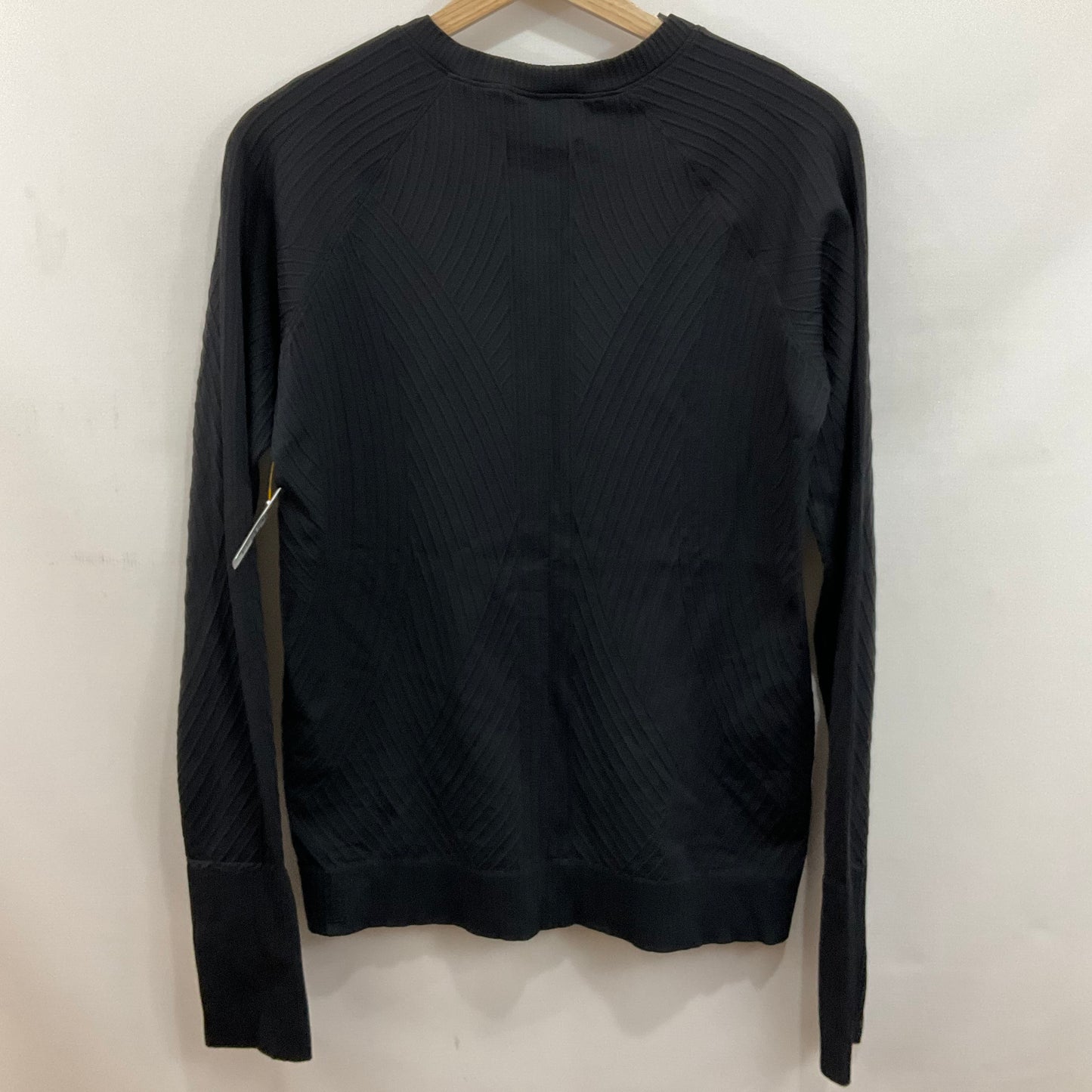 Athletic Top Long Sleeve Crewneck By Lululemon In Black, Size: S