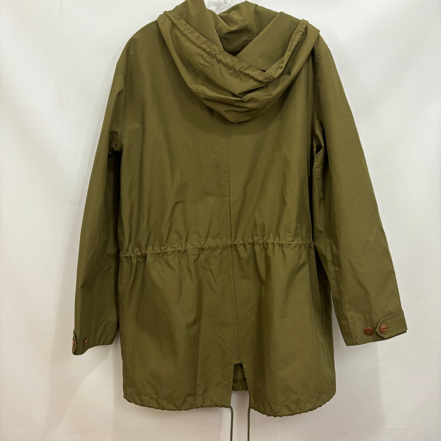 Coat Raincoat By L.l. Bean In Green, Size: M