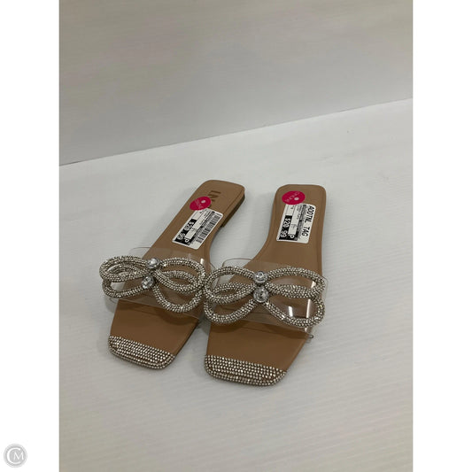 Sandals Flats By International Concepts In Silver, Size: 6