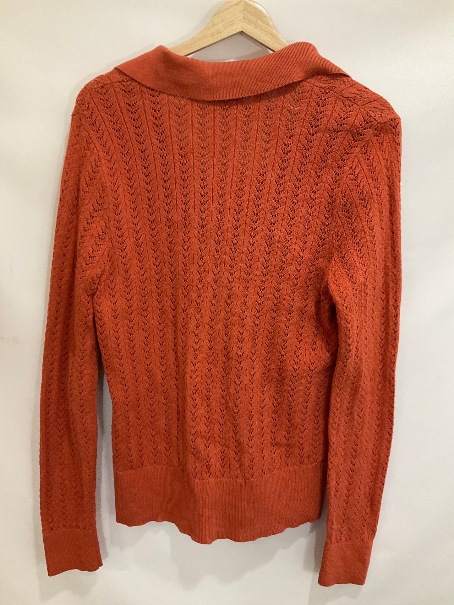 Sweater By Pendleton In Orange, Size: M