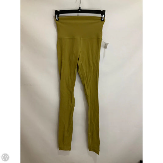 Athletic Leggings By Lululemon In Green, Size: 2