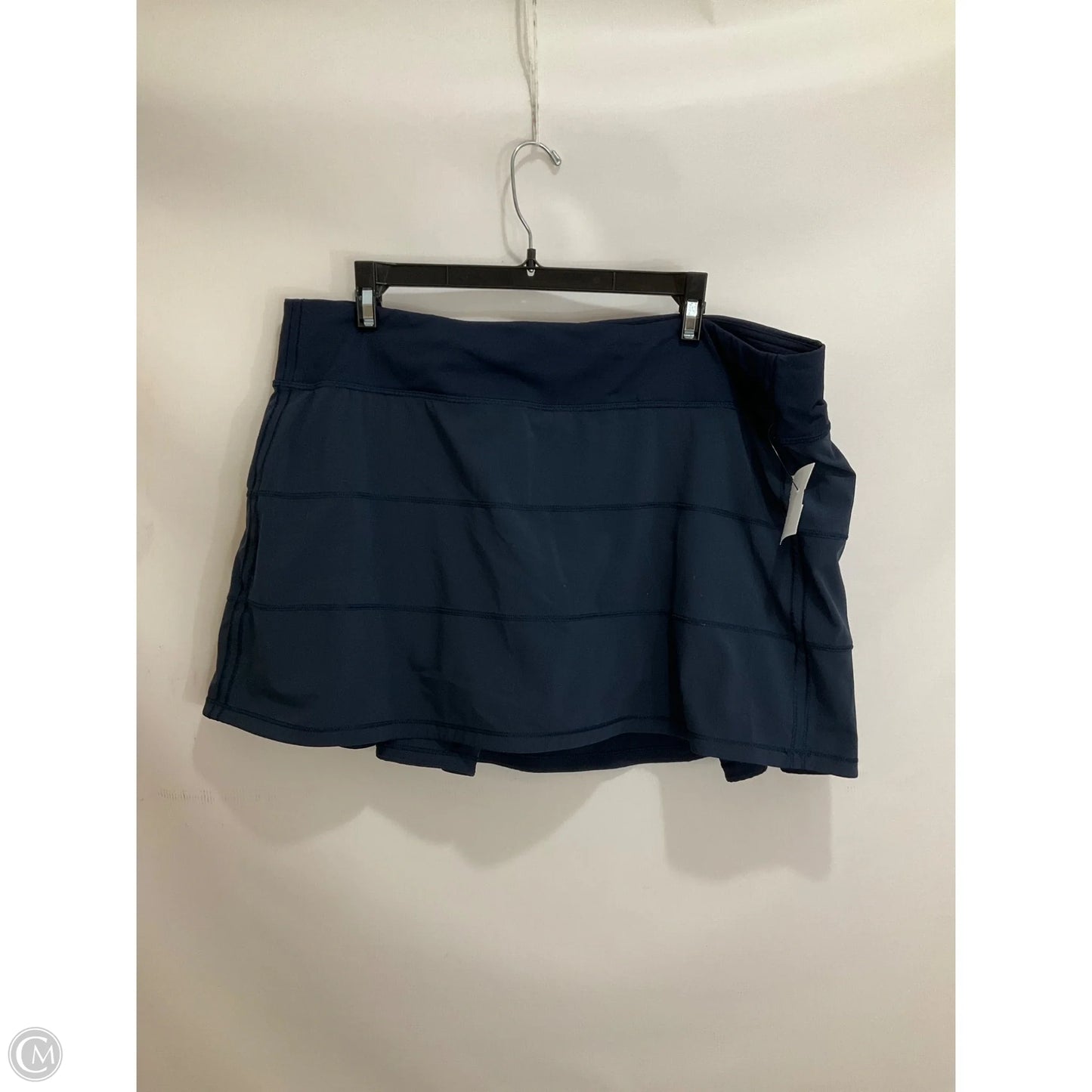 Athletic Skort By Lululemon In Navy, Size: 14