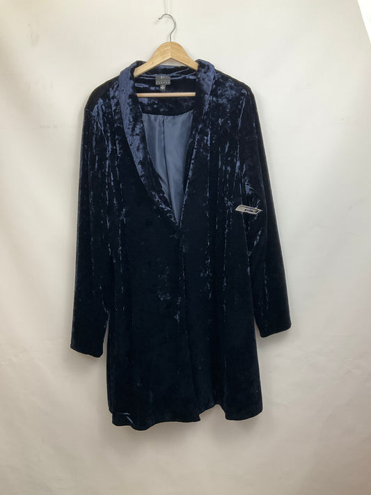 Blazer By Bobeau In Navy, Size: 1x