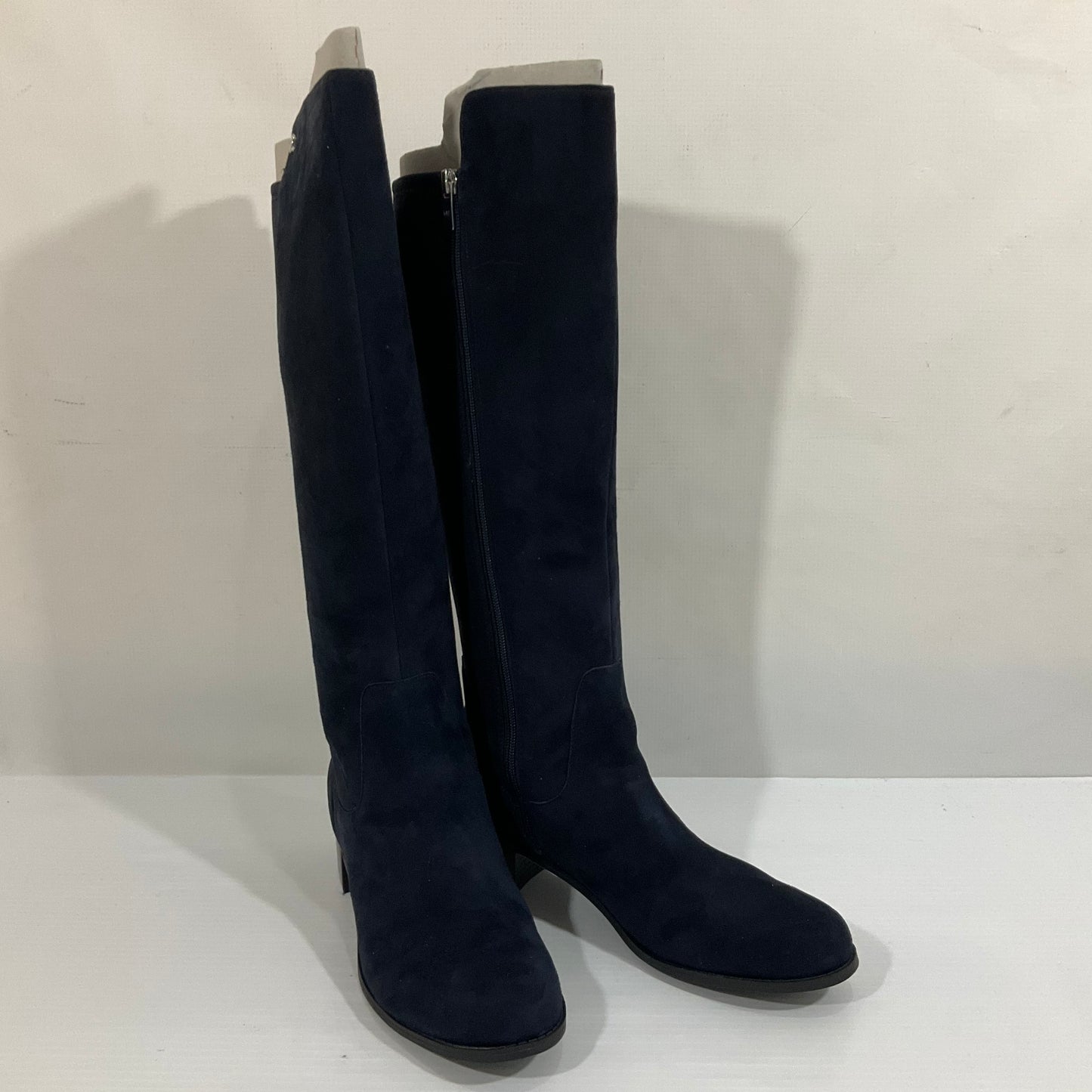 Boots Knee Flats By Marc Fisher In Navy, Size: 9.5