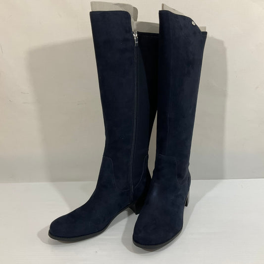 Boots Knee Flats By Marc Fisher In Navy, Size: 9.5