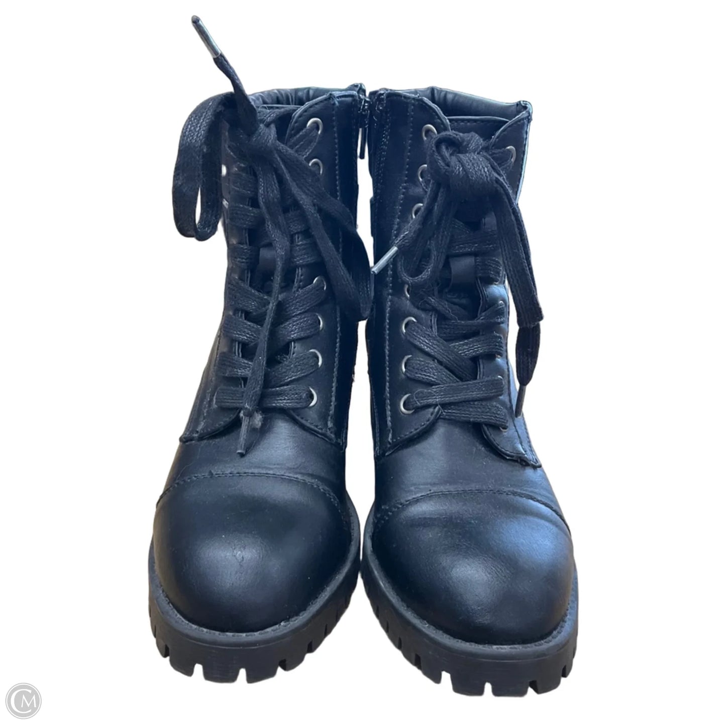 Boots Combat By Madden Girl In Black, Size: 6.5