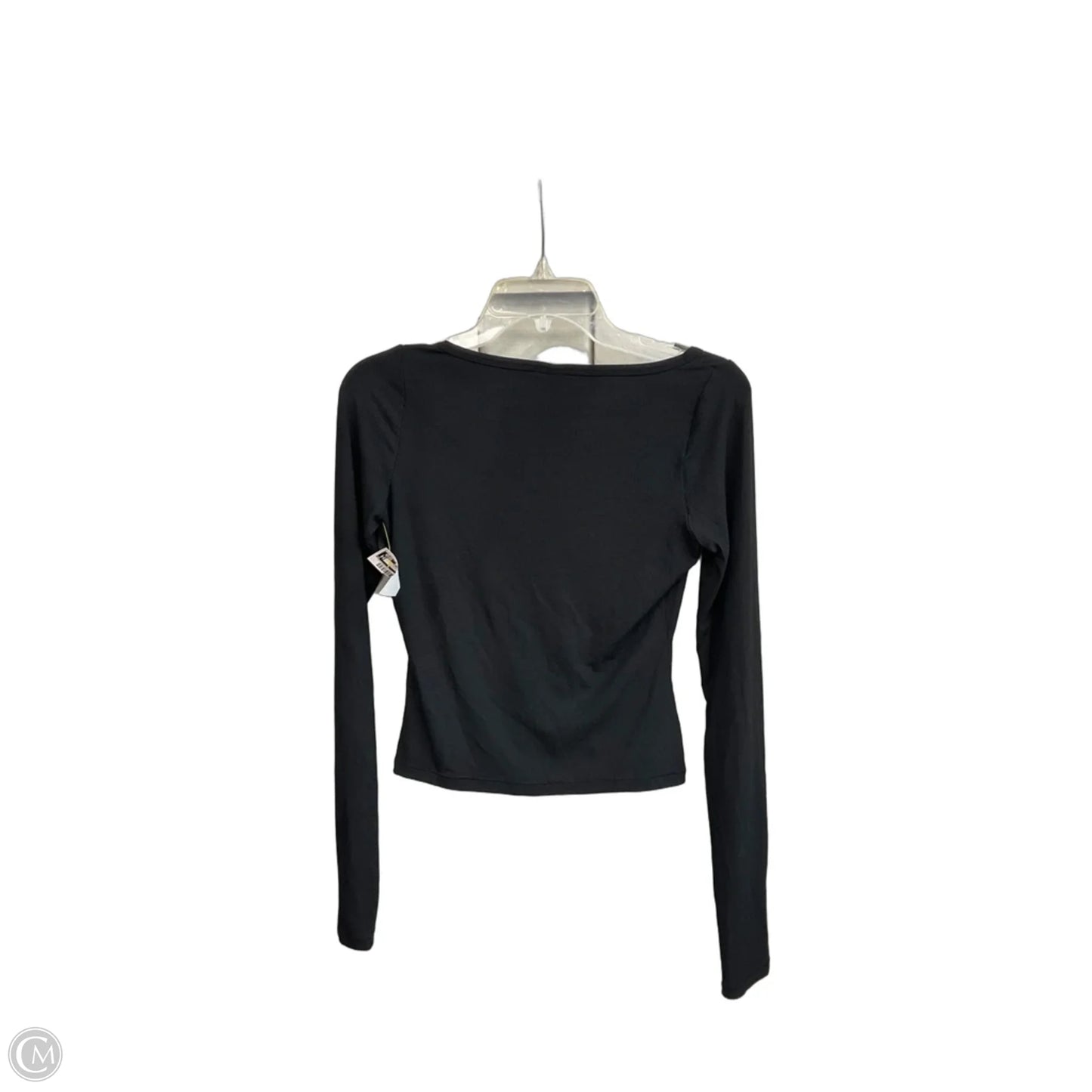 Top Long Sleeve By Skims In Black, Size: M