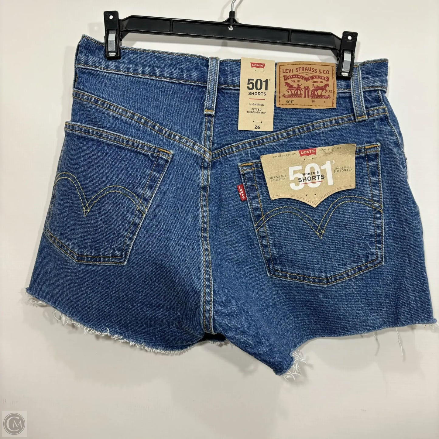 Shorts By Levis In Blue Denim, Size: 2