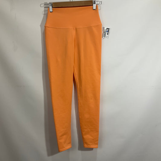 Athletic Leggings By Alo In Orange, Size: Xs