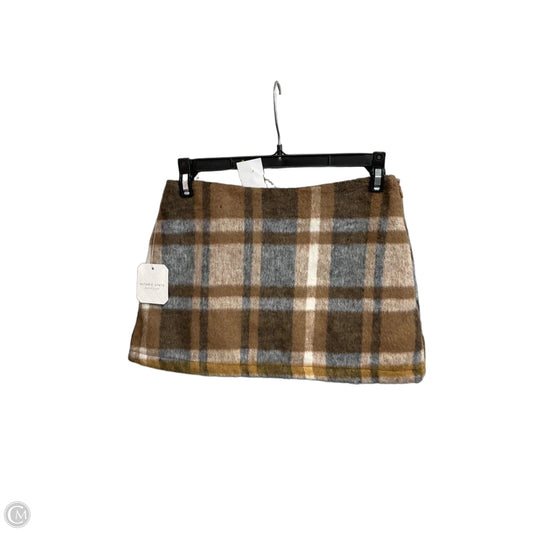 Skirt Mini & Short By Altard State In Plaid Pattern, Size: Xs