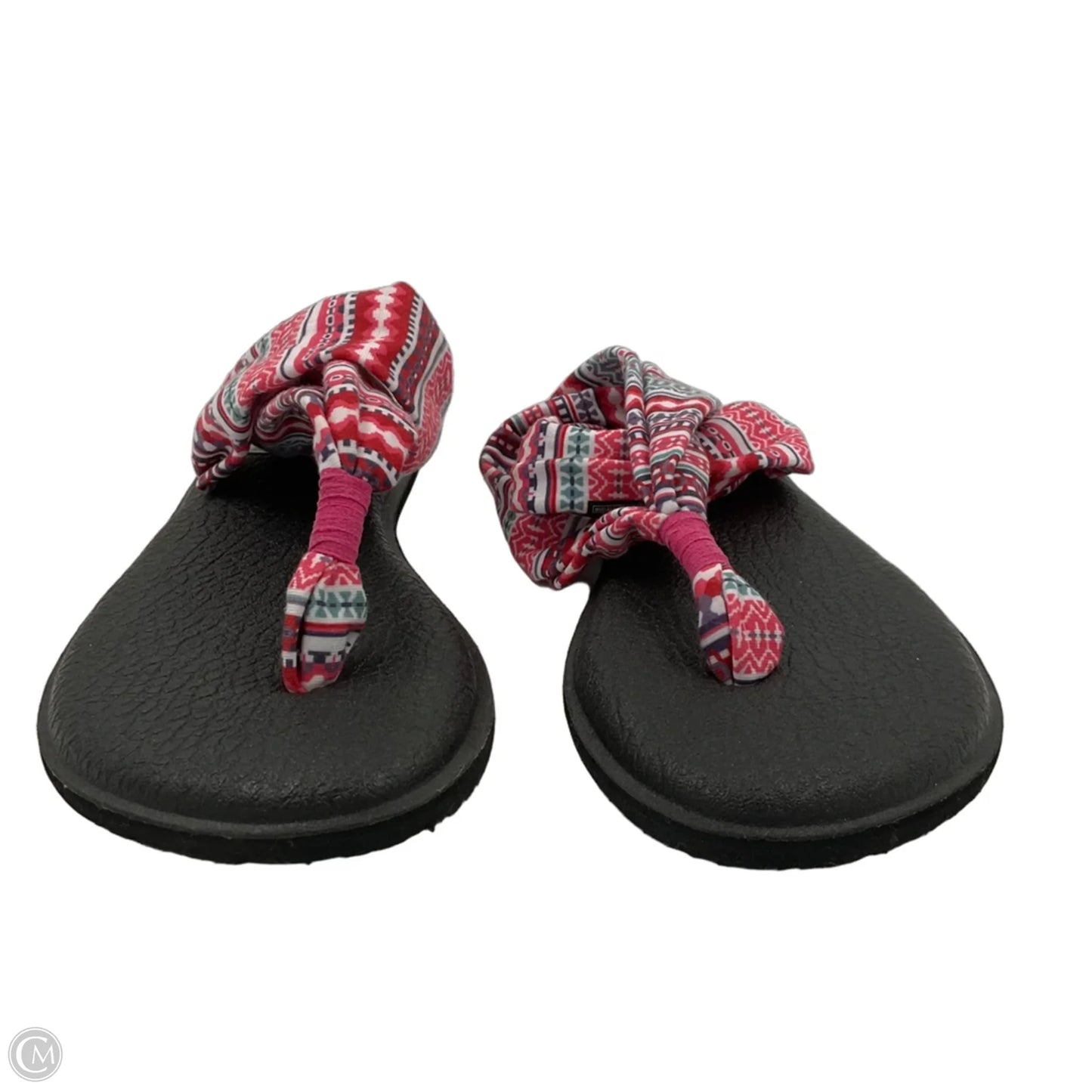 Sandals Flats By Sanuk In Red, Size: 8
