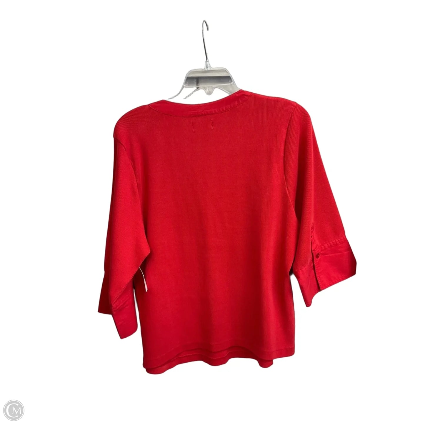 Top Long Sleeve By Maeve In Red, Size: 1x