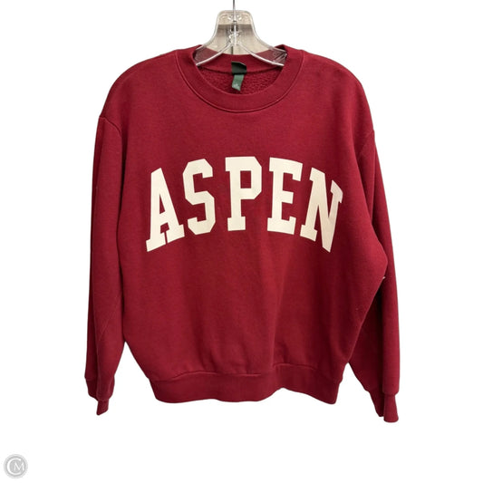 Sweatshirt Crewneck By Wild Fable In Red, Size: Xs