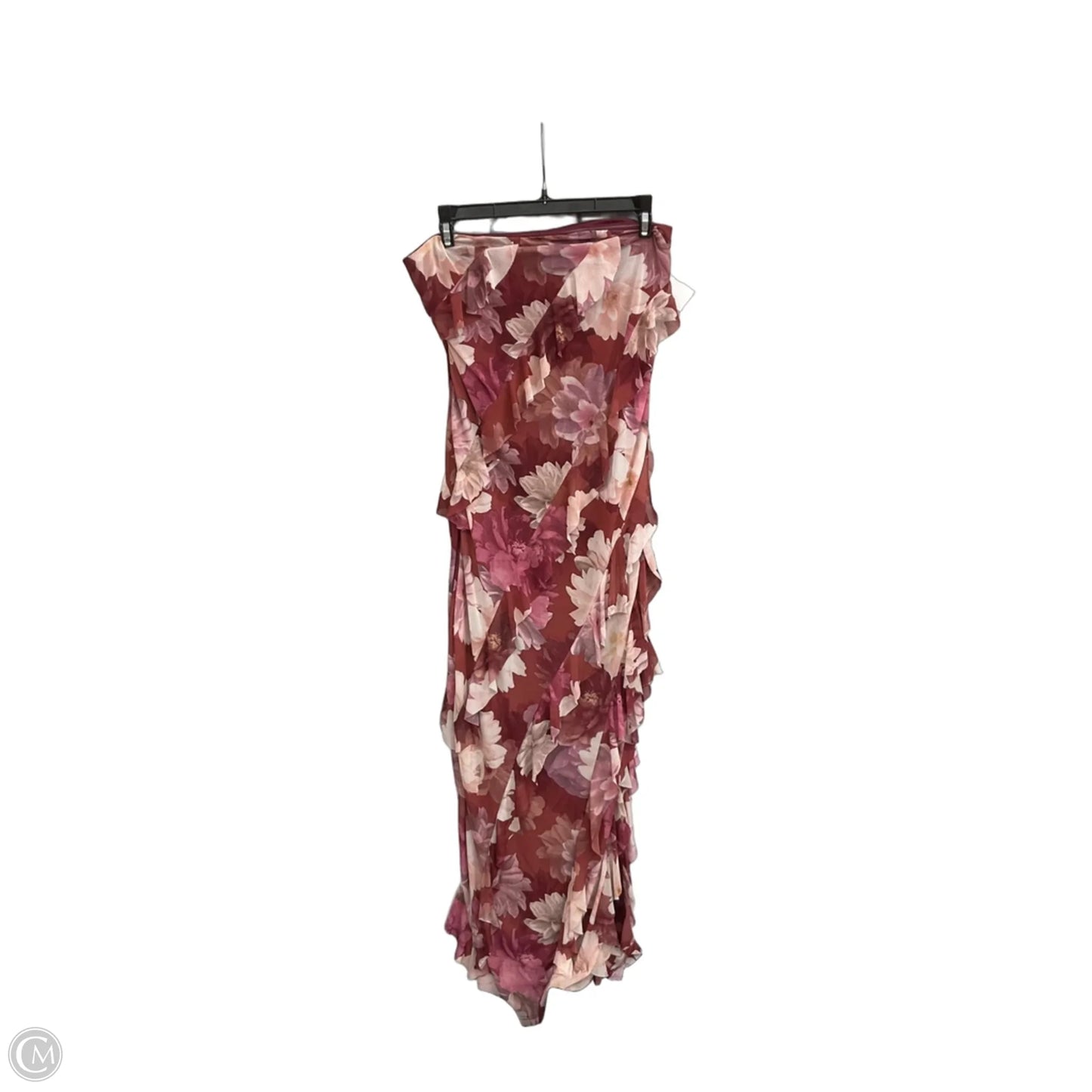 Dress Casual Maxi By Clothes Mentor In Floral Print, Size: L