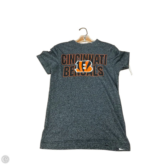 Top Short Sleeve By Majestic In Grey, Size: S