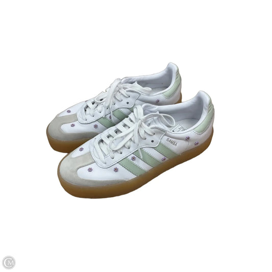 Shoes Athletic By Adidas In White, Size: 8