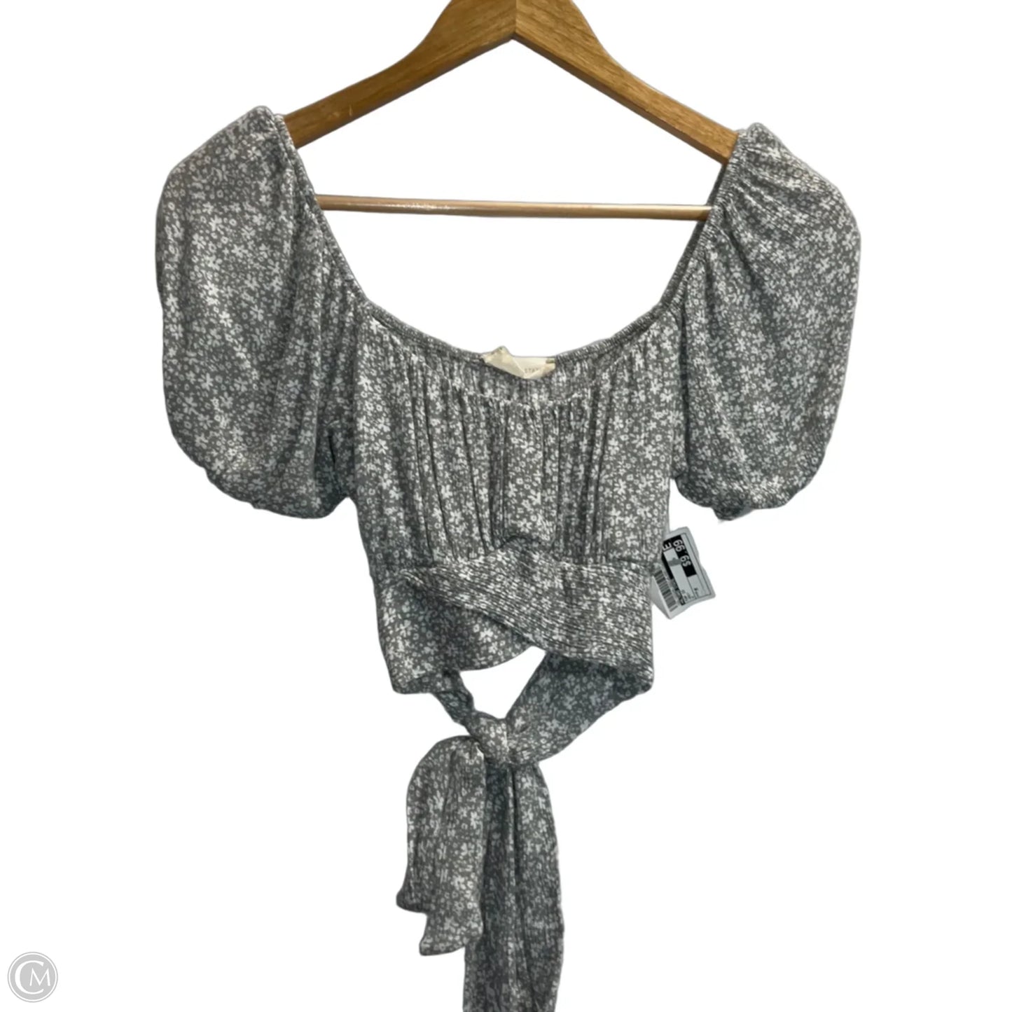 Top Short Sleeve By Altard State In Grey, Size: M