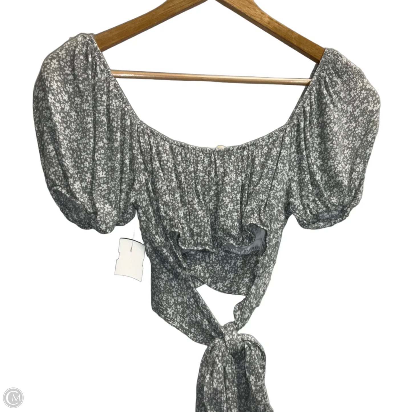 Top Short Sleeve By Altard State In Grey, Size: M
