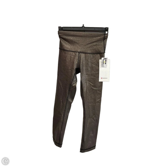 Athletic Leggings By Lululemon In Gold, Size: 2