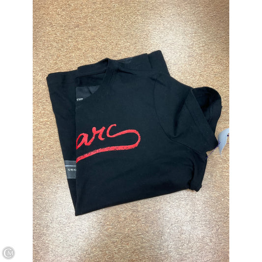 Reserved Top Short Sleeve Designer By Marc Jacobs In Black, Size: S