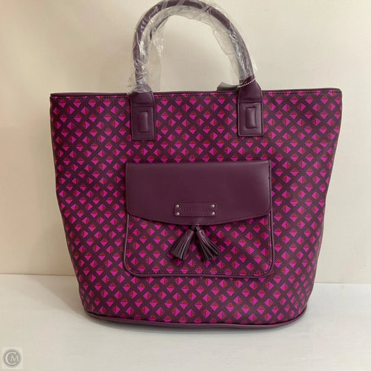 Handbag By Vera Bradley, Size: Large