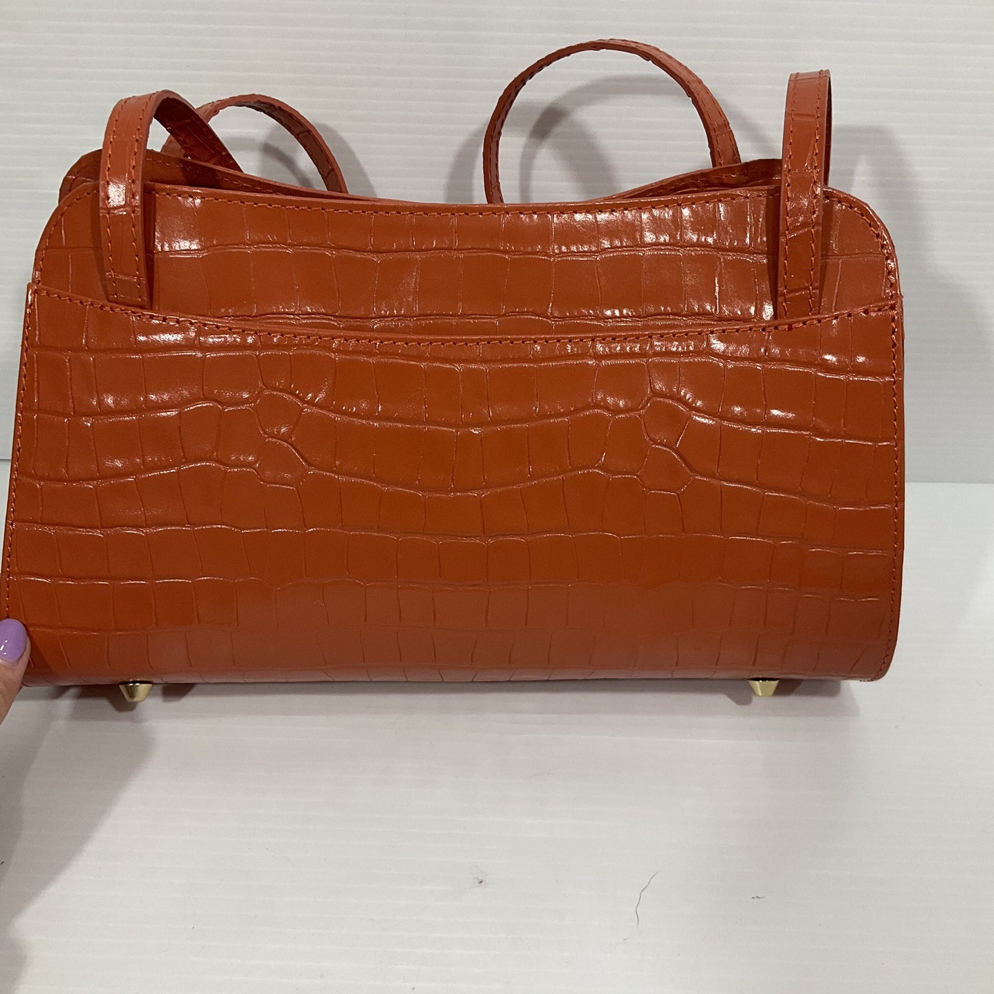 Handbag Leather By Clothes Mentor  Size: Medium