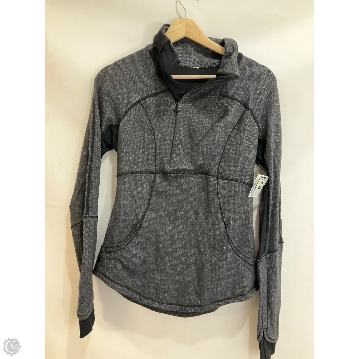 Athletic Jacket By Lululemon In Grey, Size: 8