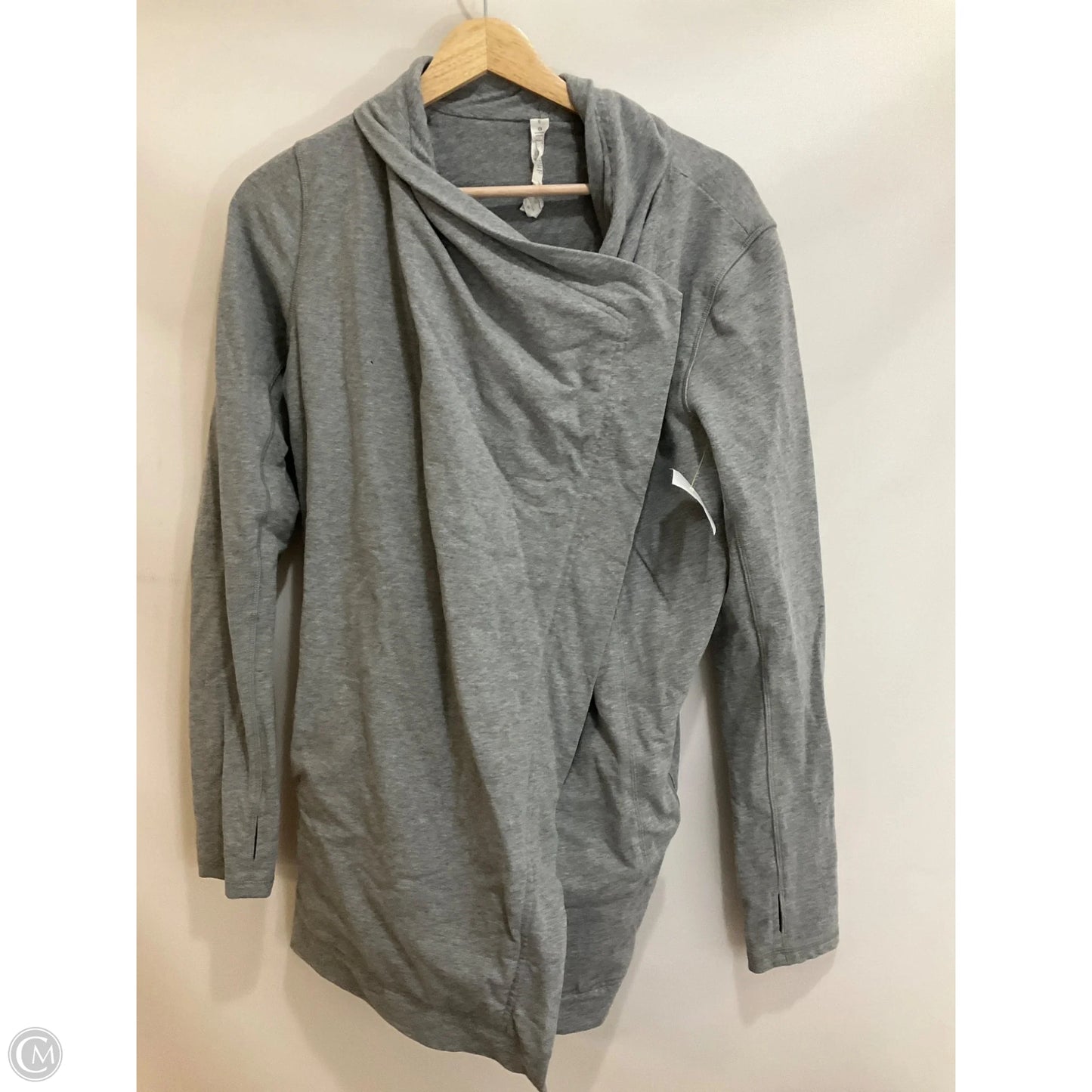 Athletic Jacket By Lululemon In Grey, Size: 8