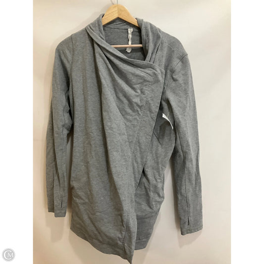 Athletic Jacket By Lululemon In Grey, Size: 8