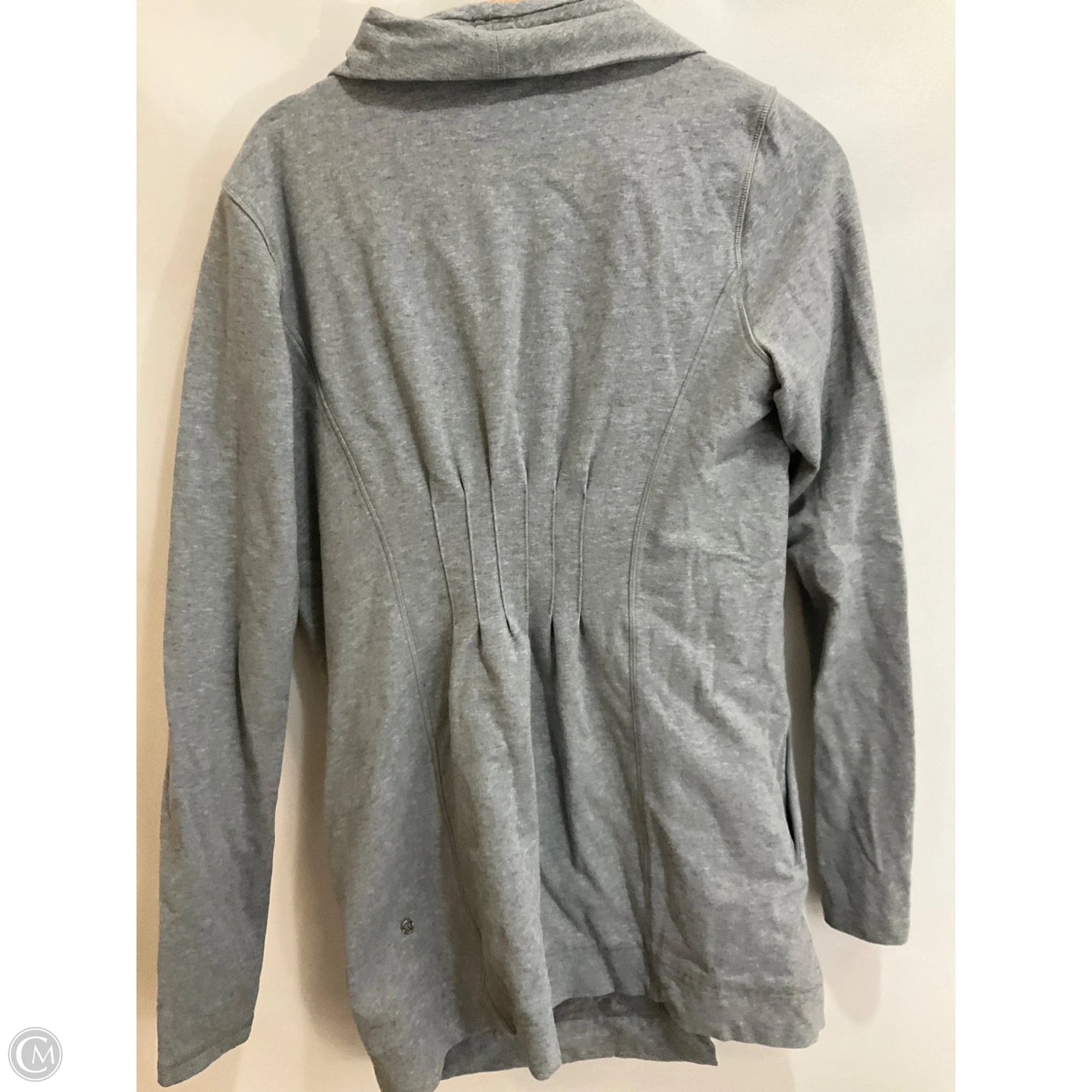 Athletic Jacket By Lululemon In Grey, Size: 8