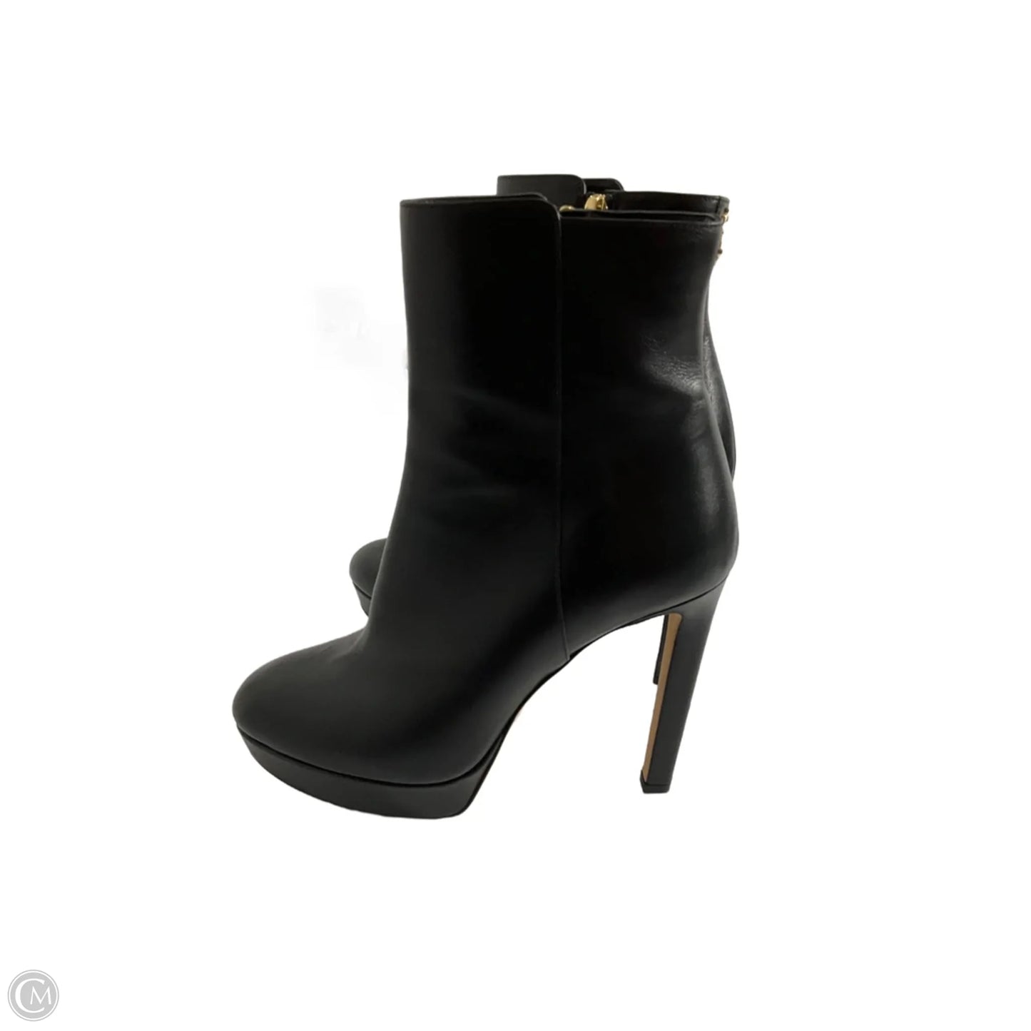 Boots Luxury Designer By Jimmy Choo In Black, Size: 9.5