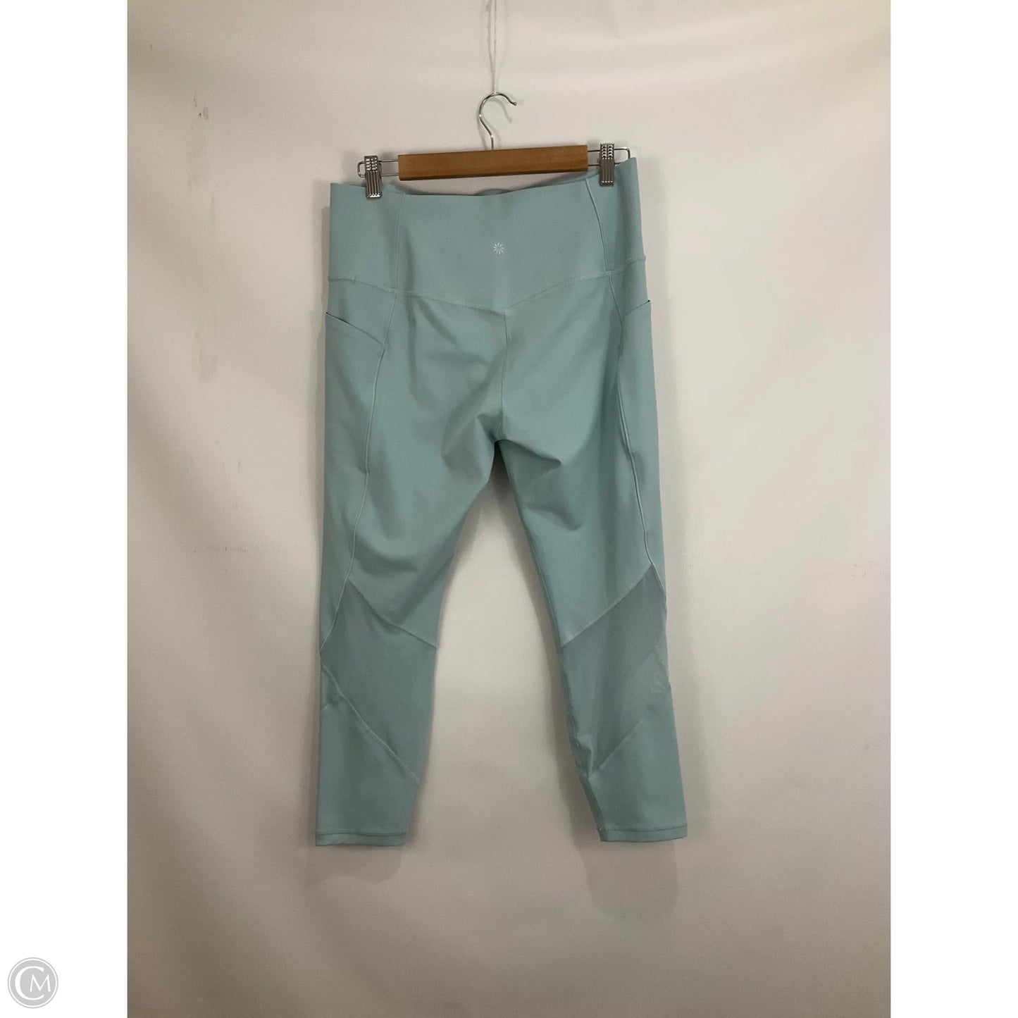 Athletic Leggings By Athleta In Blue, Size: L