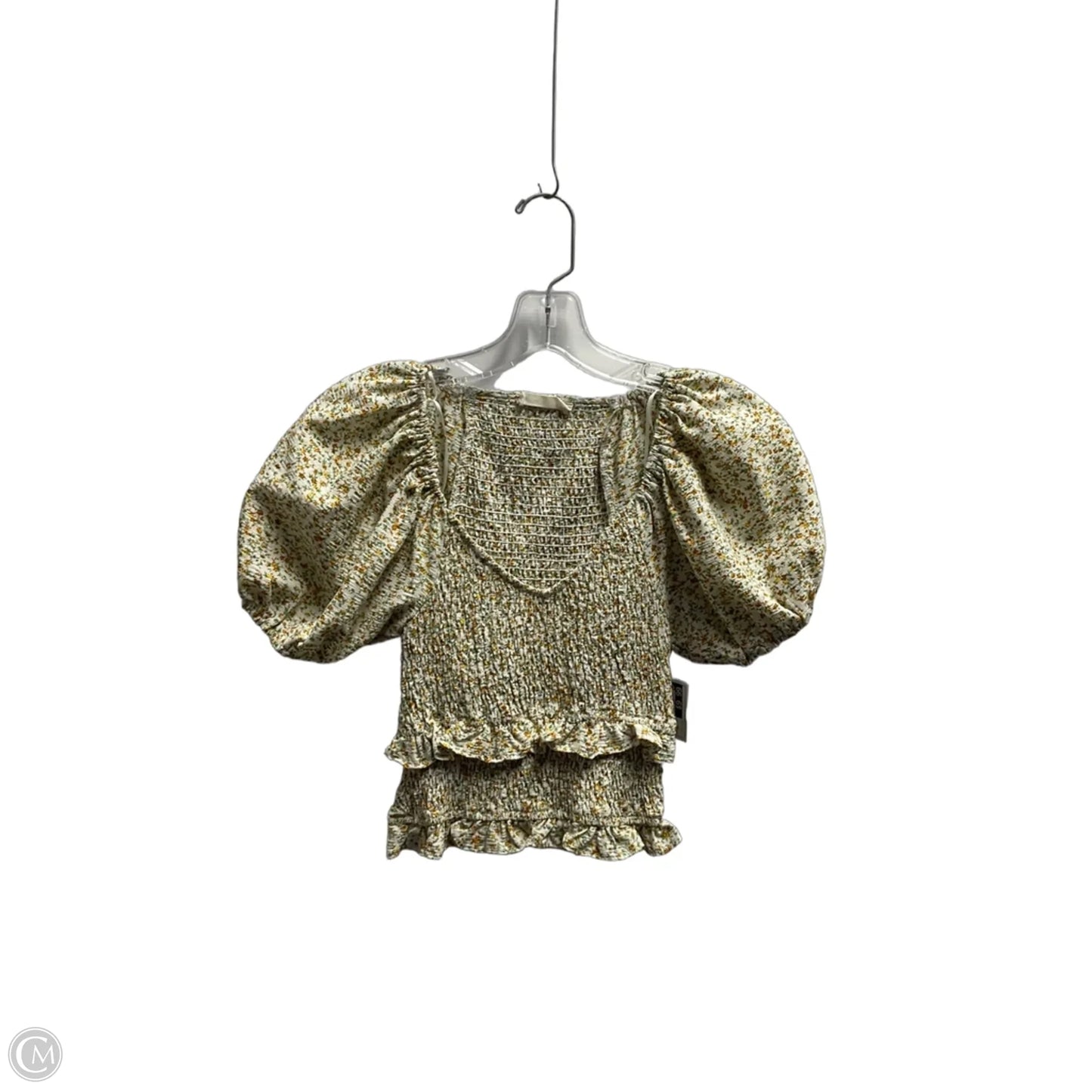 Top Short Sleeve By Altard State In Floral Print, Size: Xs