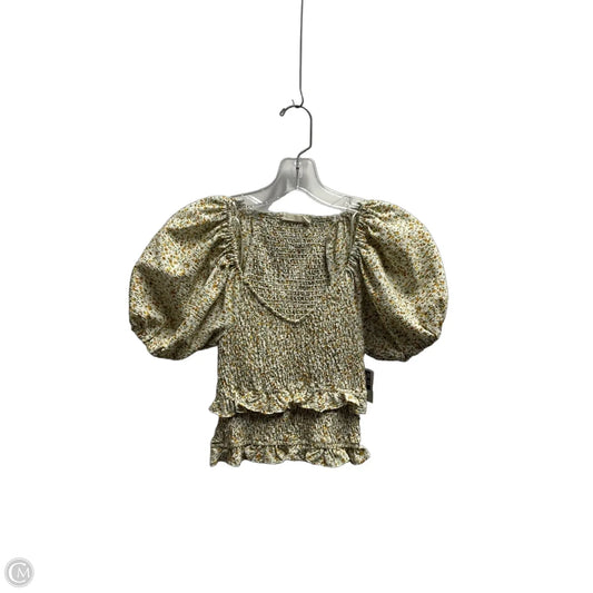 Top Short Sleeve By Altard State In Floral Print, Size: Xs