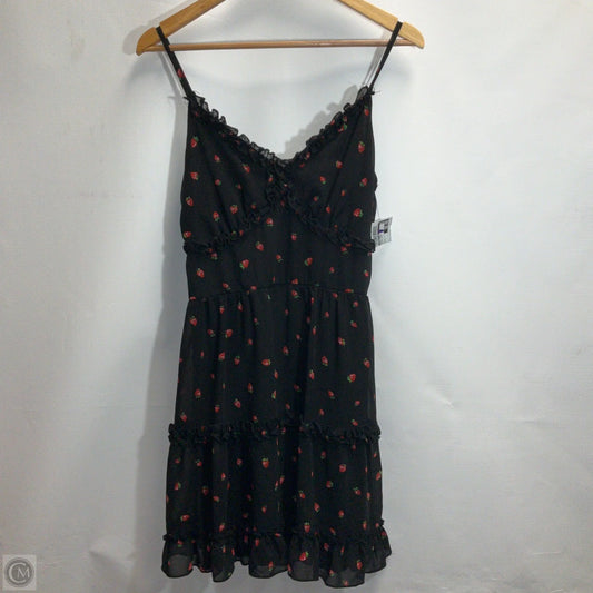 Dress Casual Short By Liberty Love In Black & Red, Size: L