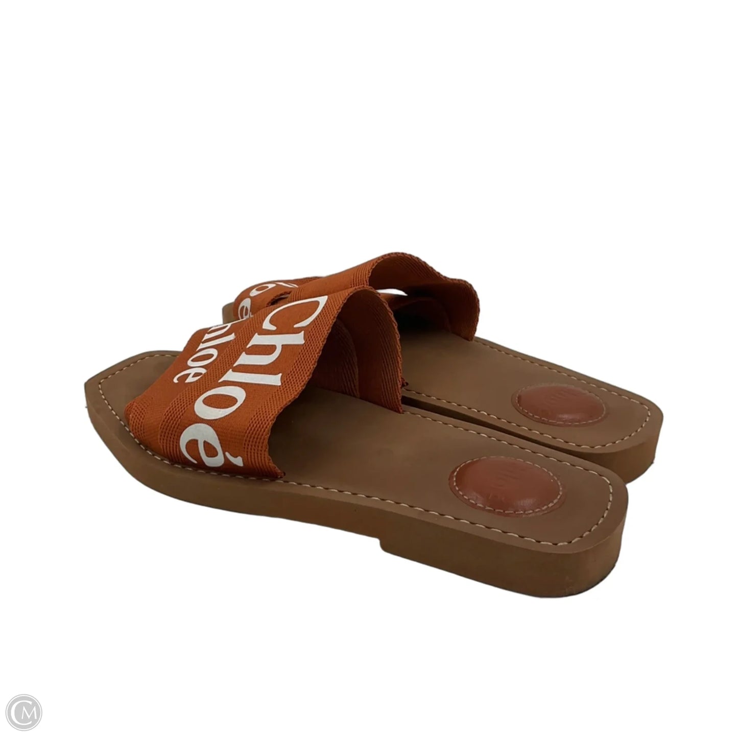 Sandals Luxury Designer By Chloe In Brown, Size: 6