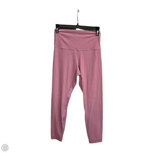 Athletic Leggings By Lululemon In Pink, Size: 6