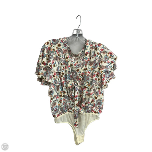 Top Short Sleeve By Free People In Multi-colored, Size: M