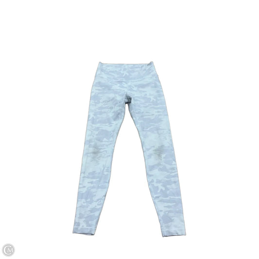 Athletic Leggings By Lululemon In Grey, Size: 10