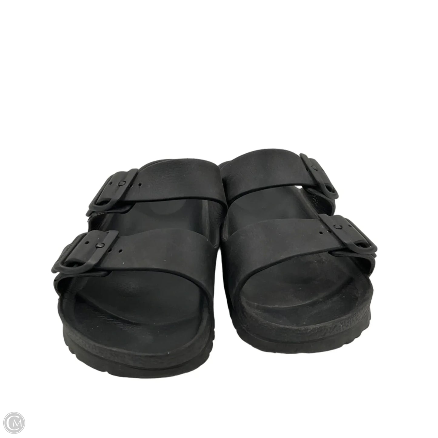 Sandals Flats By Birkenstock In Black, Size: 7