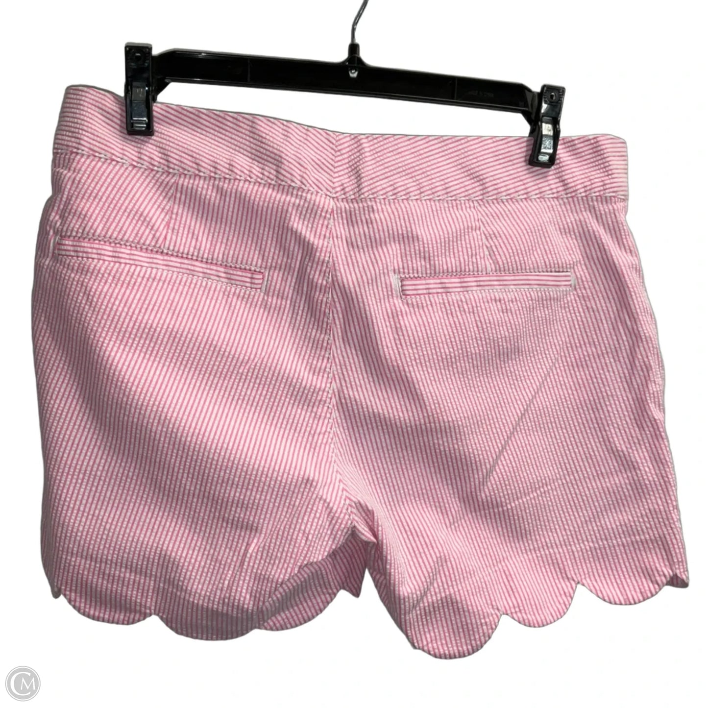 Shorts Designer By Lilly Pulitzer In Pink & White, Size: 2