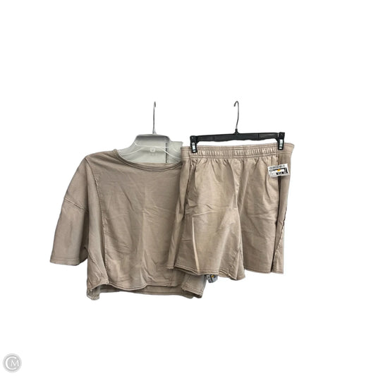 Shorts Set By Aerie In Tan, Size: S