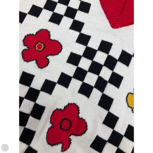 Reserved Vest Sweater By Cmc In Floral Print, Size: M