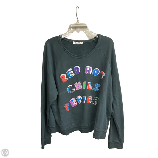 Sweatshirt Crewneck By Anthropologie In Grey, Size: M