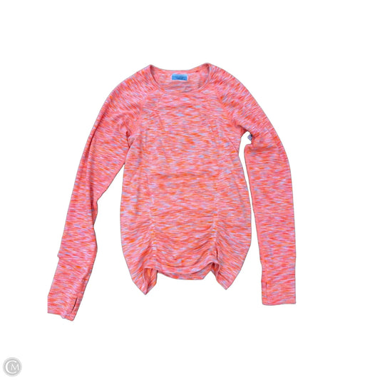 Athletic Top Long Sleeve Crewneck By Athleta In Orange, Size: S