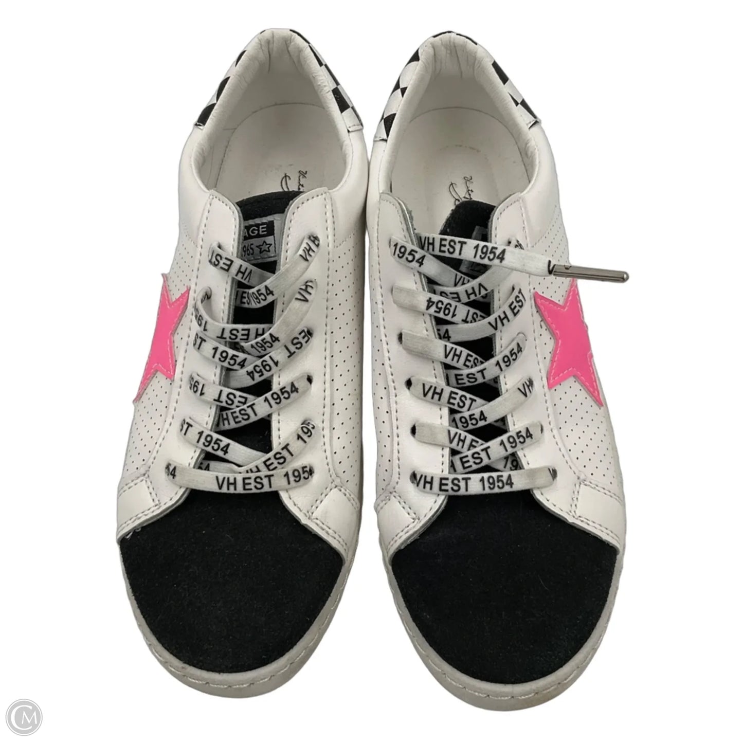 Shoes Sneakers By Vintage Havana In Black & White, Size: 8