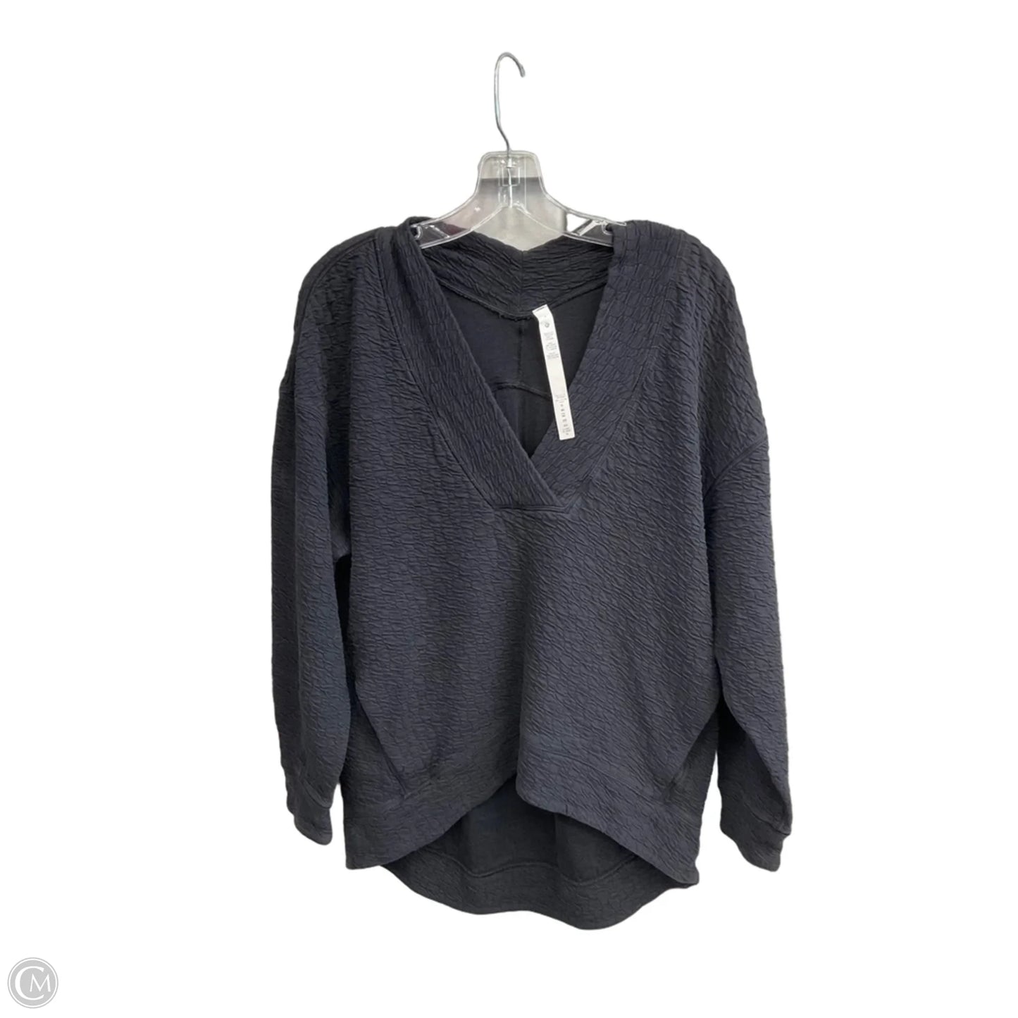 Top Long Sleeve By Lululemon In Black, Size: 4